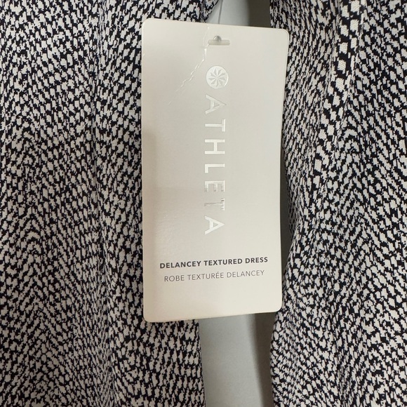 Athleta Delancey Textured Dress NWT XS Travel Work Spring Dress - Picture 4 of 7